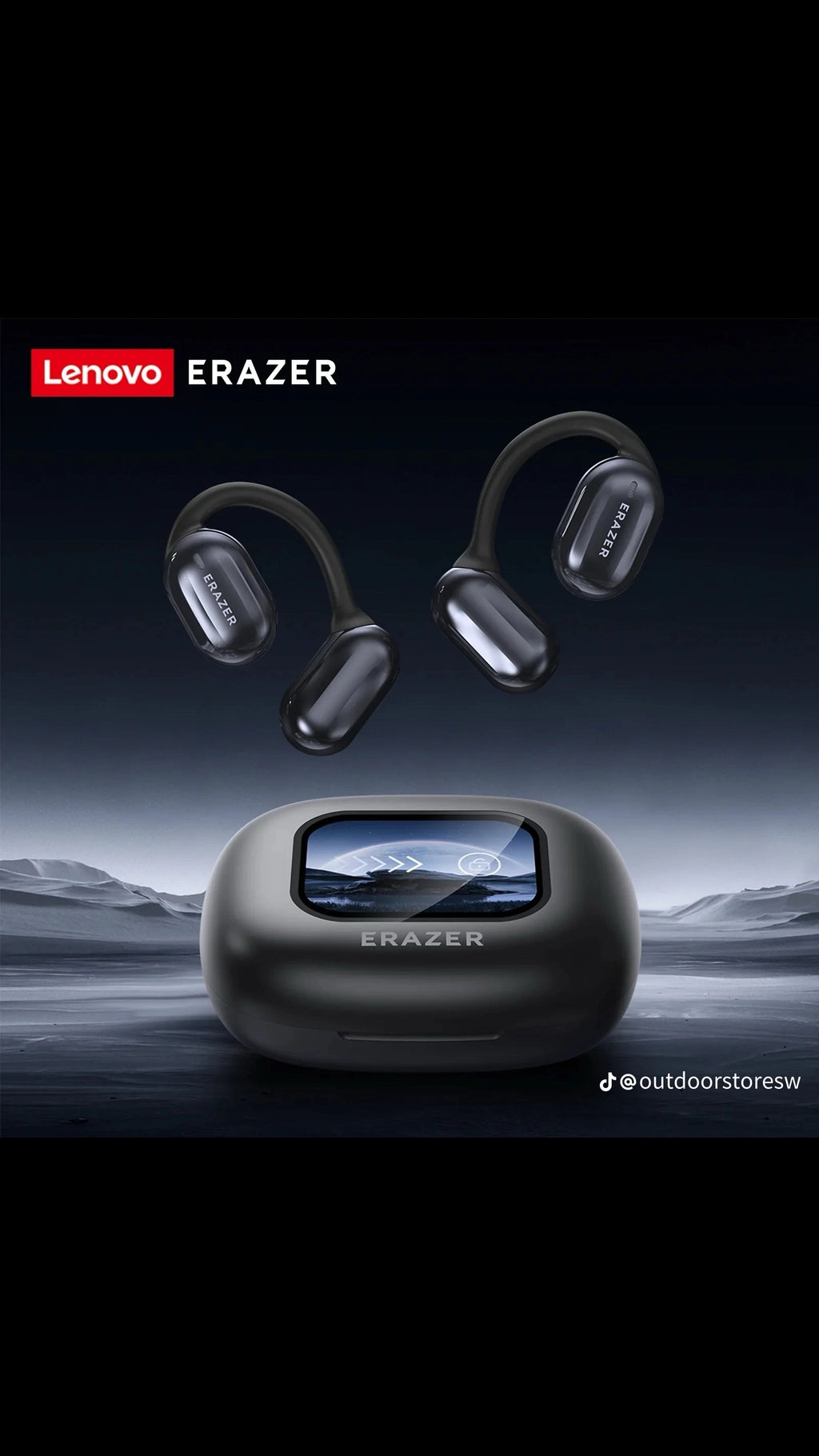 Original ERAZER X9 Wireless Headphones OWS HiFi Stereo Sports Open Bluetooth Earphones with Mic Call Noise Reduction Waterproof